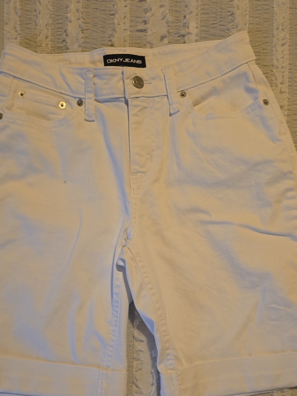 DKNY White Women's Shorts